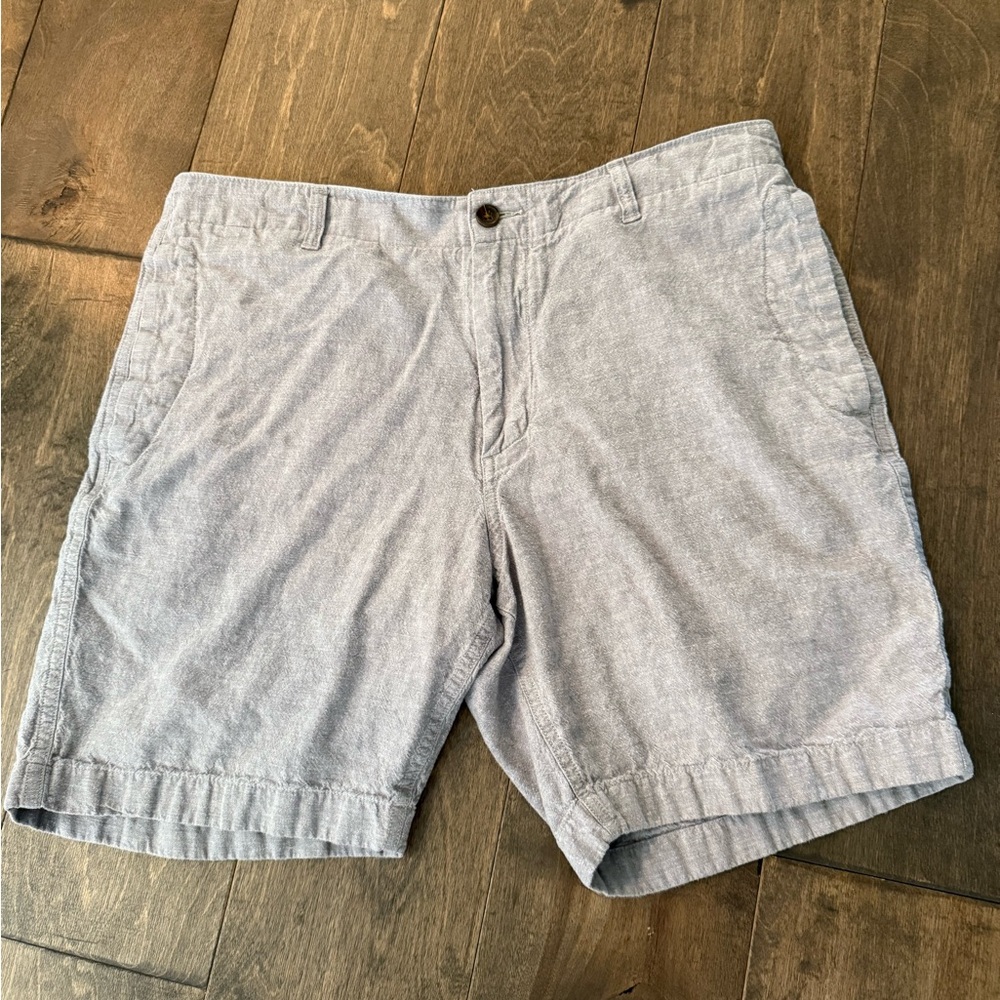 J. Crew Men’s Gramercy Linen/Cotton Flat Front Short Size 36 waist